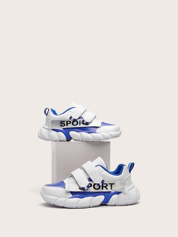 

Boys Velcro Strap Chunky Trainers, White