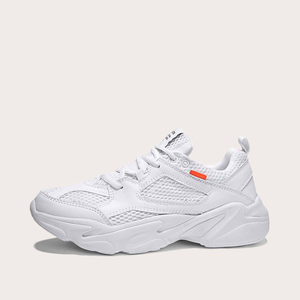 

Men Mesh Panel Chunky Sneakers