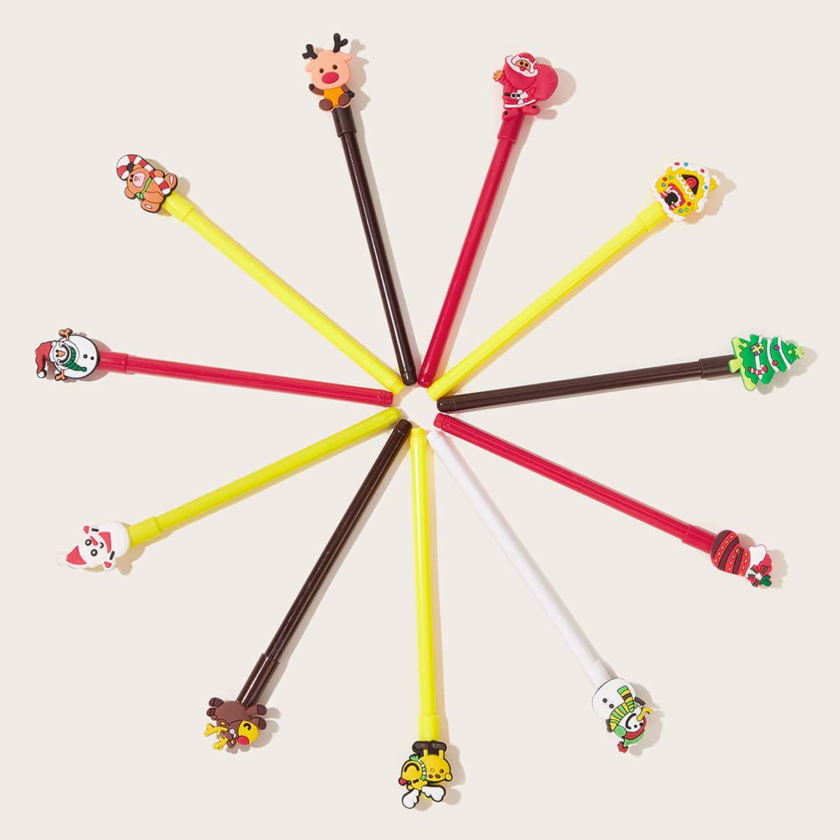 

4pcs Random Cartoon Christmas Gel Pen