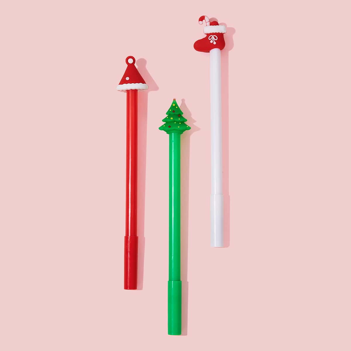 

3pcs Random Christmas Tree & Hat Gel Pen