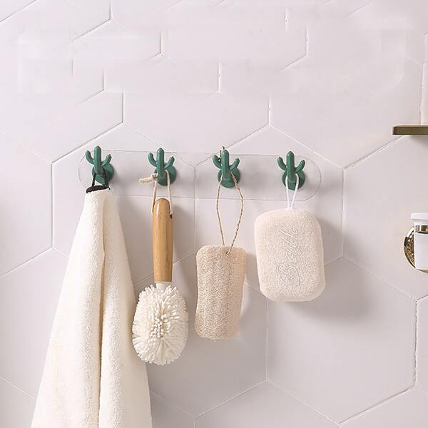 

Cute Cactus Shaped Wall Hook, Green