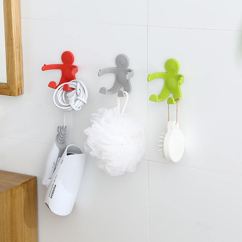 

1pc Flexible Human Shaped Wall Hook