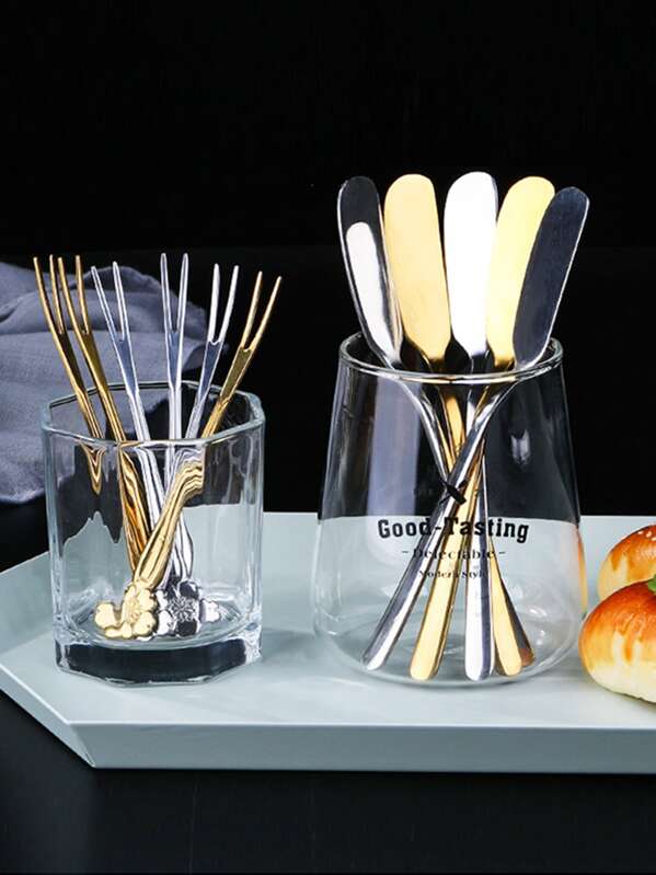 

1pc Stainless Steel Fork & Knife