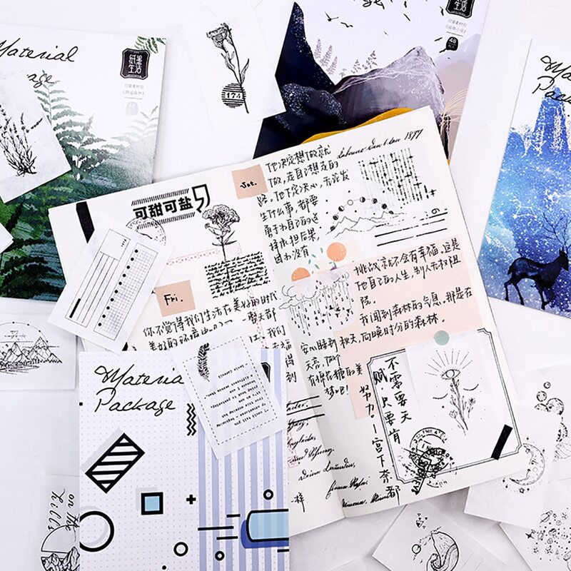 

48pcs Simple Pattern Sticker