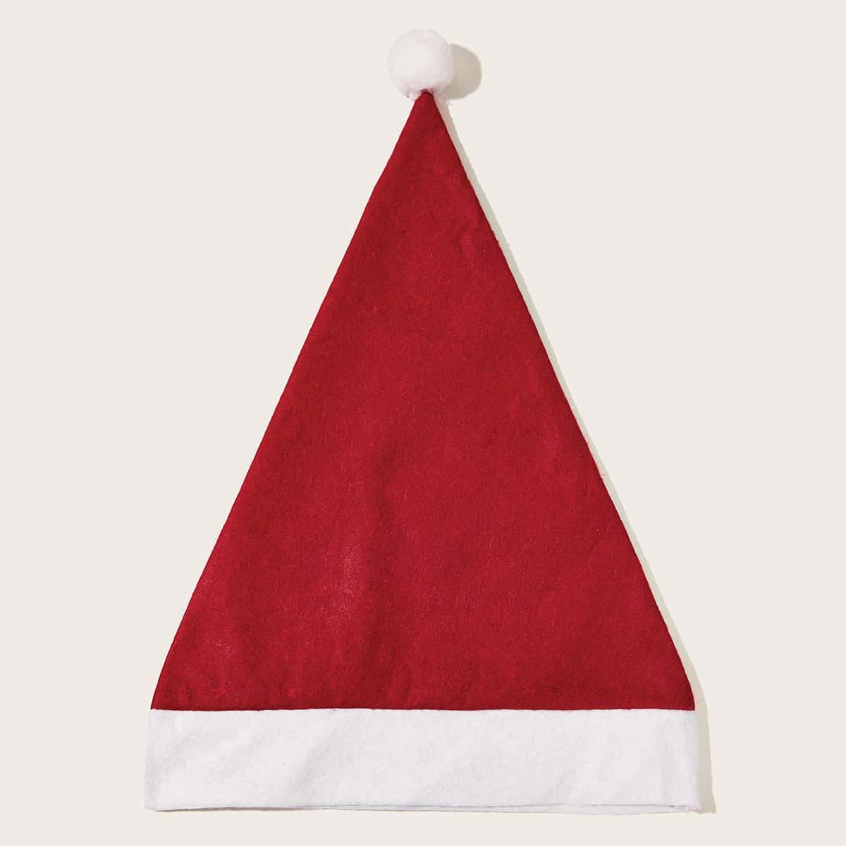 

2ps Velvet Christmas Hat, Red