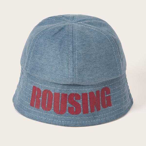 

Toddler Kids Letter Pattern Bucket Hat