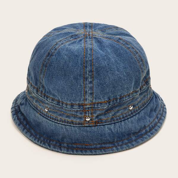 

Toddler Kids Rivet Decor Bucket Hat