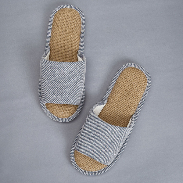 

Men Striped Open Toe Sliders