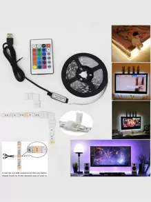 إضاءة بشريط USB LED ثلاثة متر - متعدد الألوان - مشاهدة 1