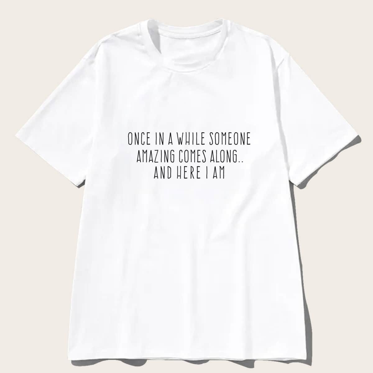 

Guys Letter Graphic Tee, White