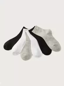 Calcetines de chicos unicolores 3 pares - Multicolor - Ver 1