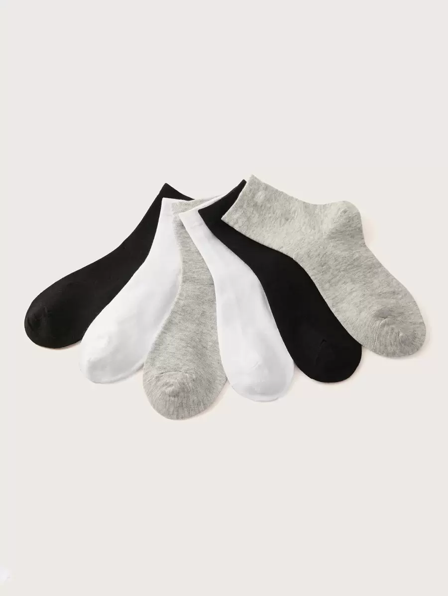 Calcetines de chicos unicolores 3 pares - Multicolor - Ver 1