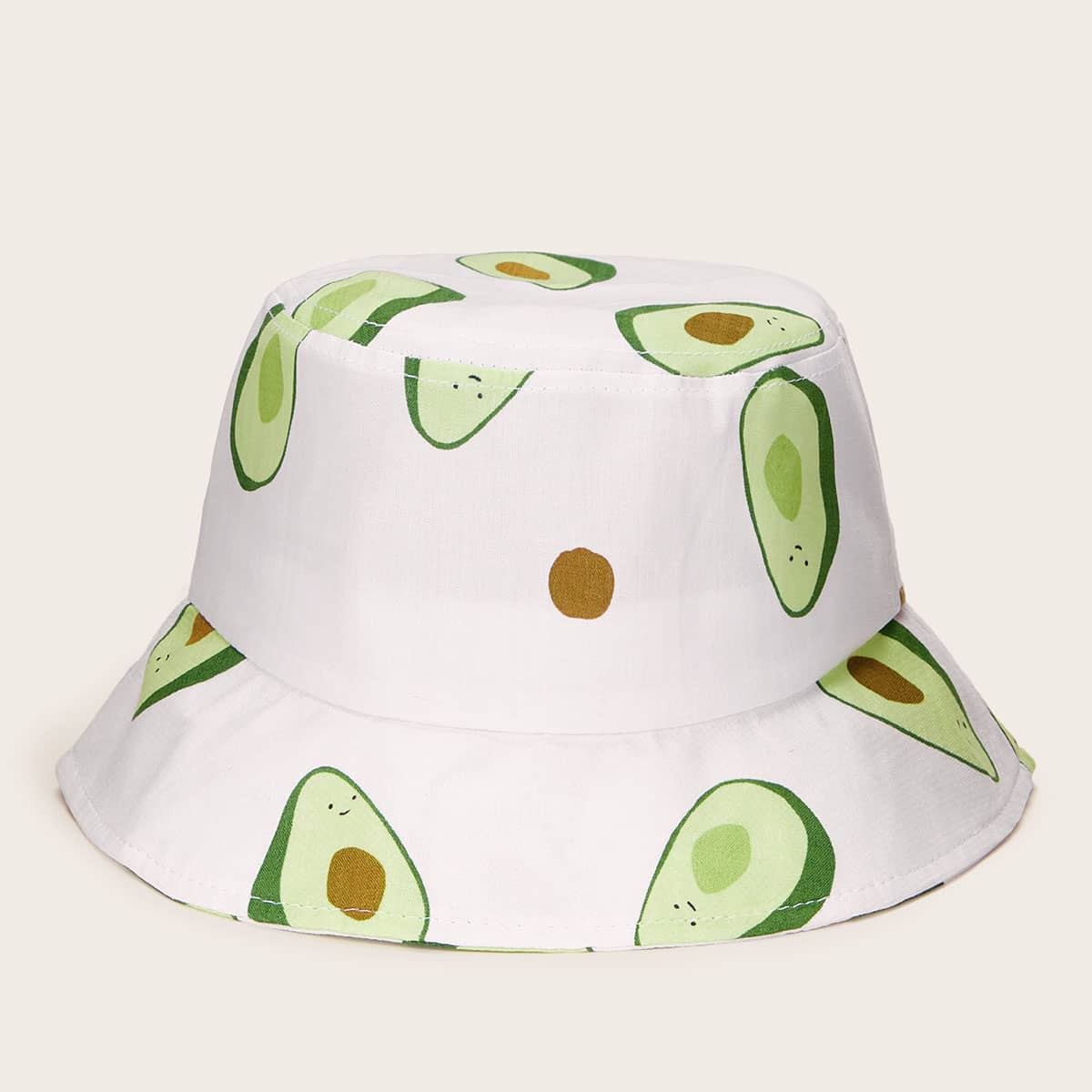 

Avocado Pattern Bucket Hat, Multicolor