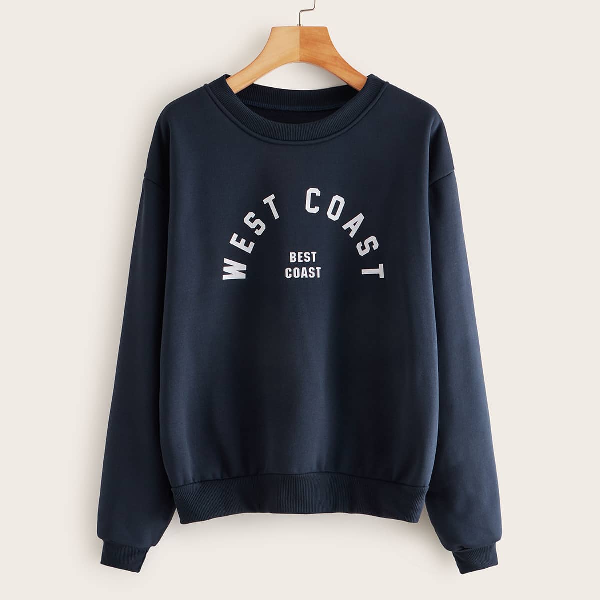 

West Coast Graphic Sweatshirt, Navy blue
