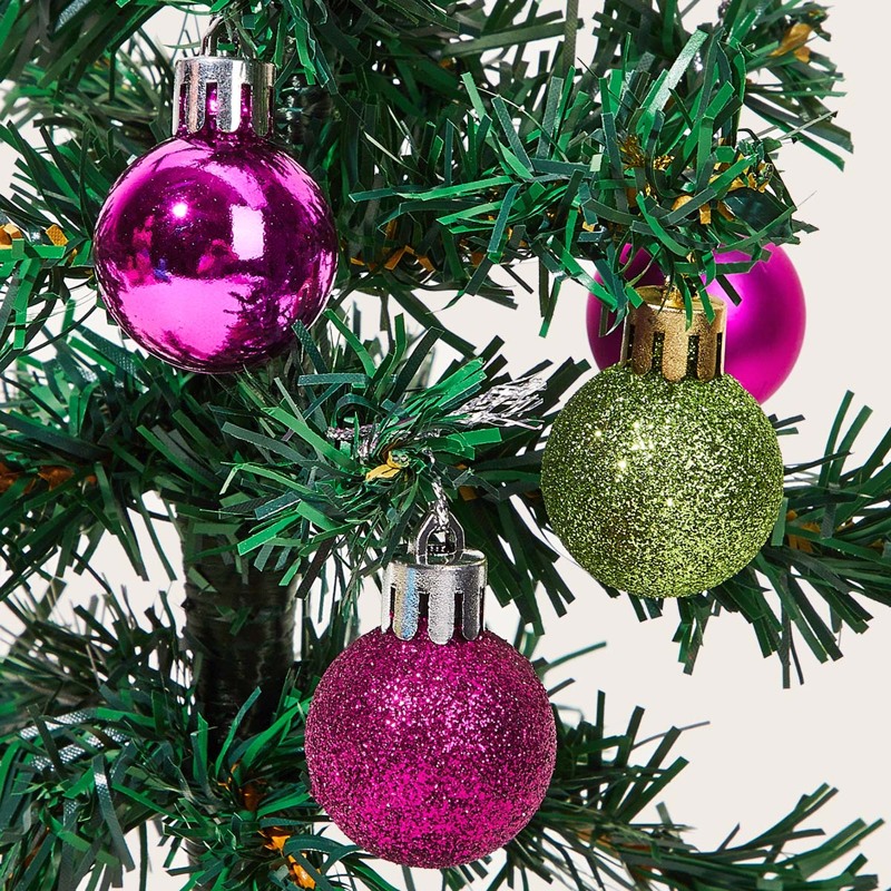 

24pcs Christmas Ball Ornament, Multicolor