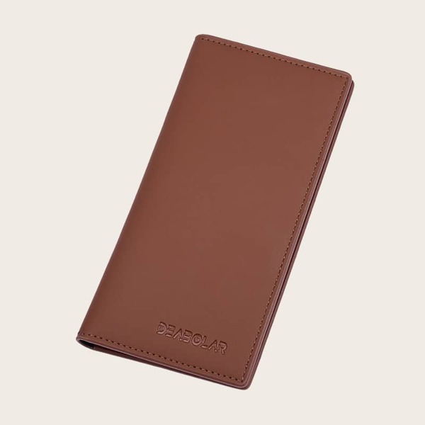 

Men Fold Over Purse With Card Holder, Brown