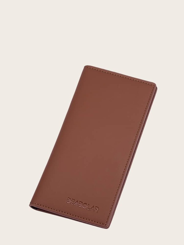 

Men Fold Over Purse With Card Holder, Brown