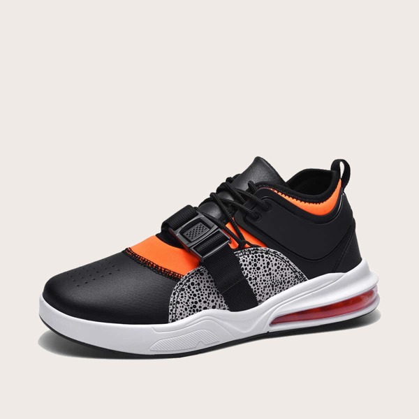 

Men Colorblock Release Buckle Sneakers