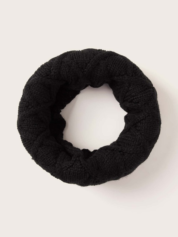 

Toddler Solid Ring Scarf, Black
