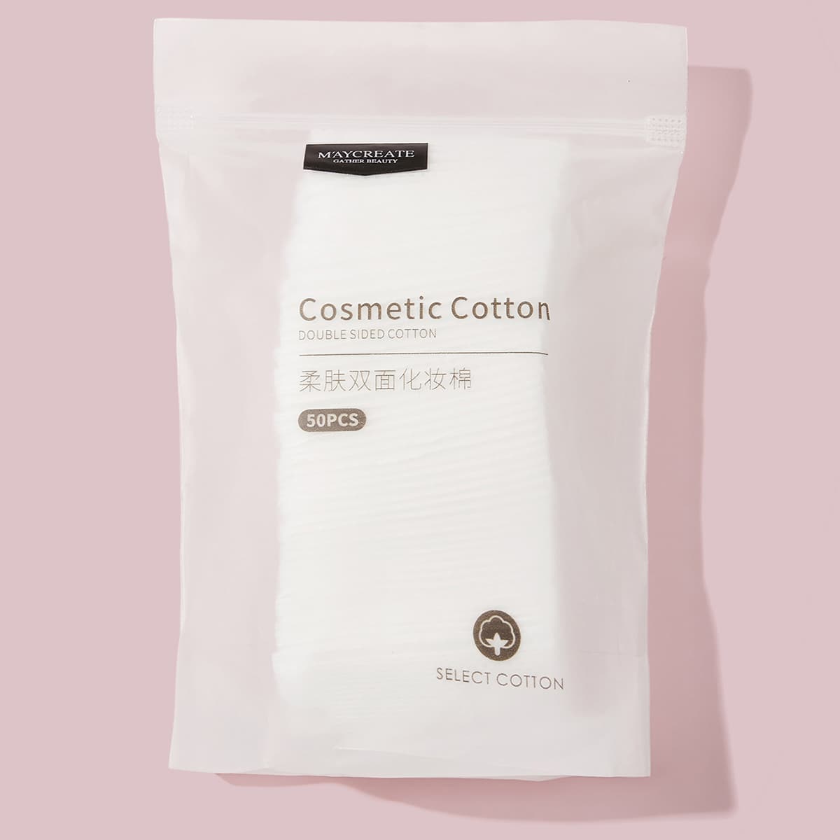 

50pcs Cosmetics Cotton Pad, White