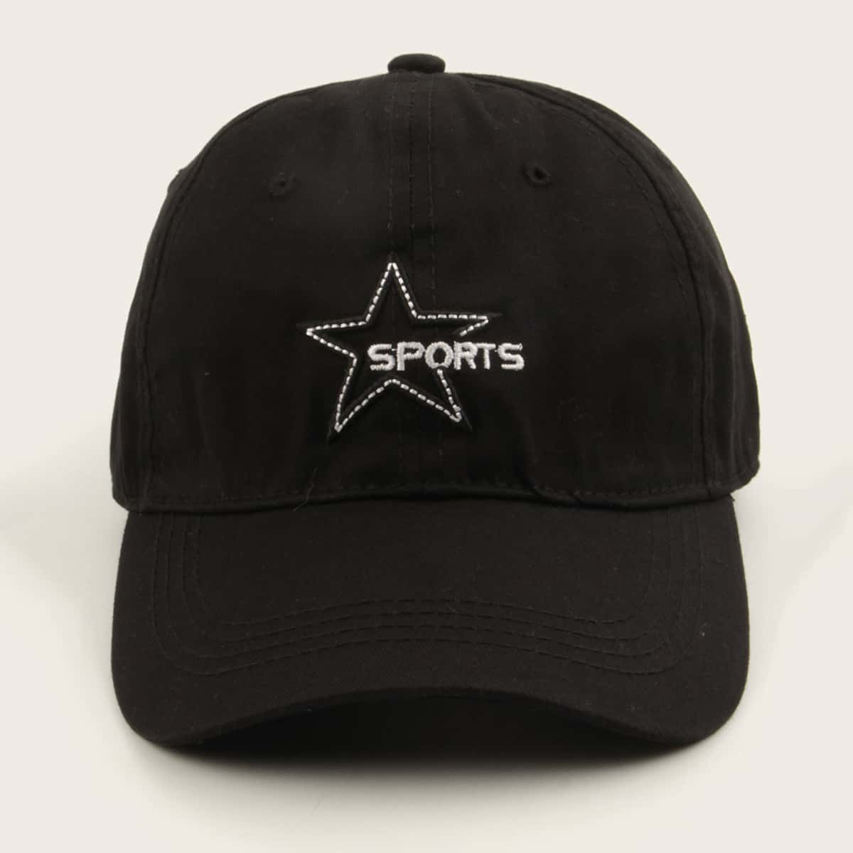 

Guys Letter Embroidery Baseball Cap, Black