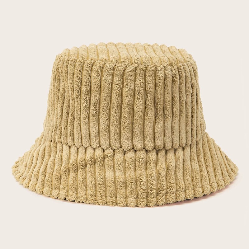 

Corduroy Bucket Hat, Beige