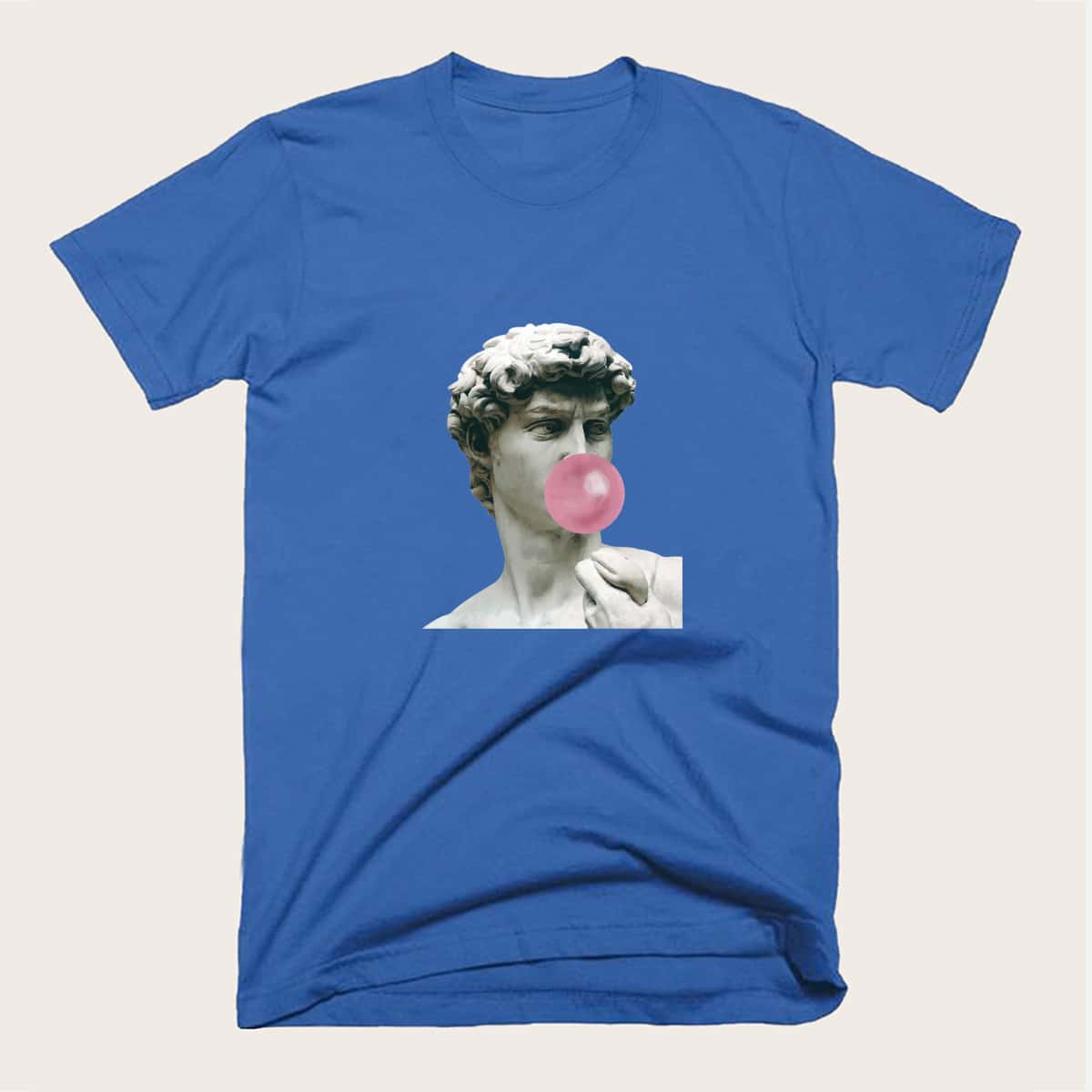 

Guys Figure Graphic Crew Neck Tee, Blue