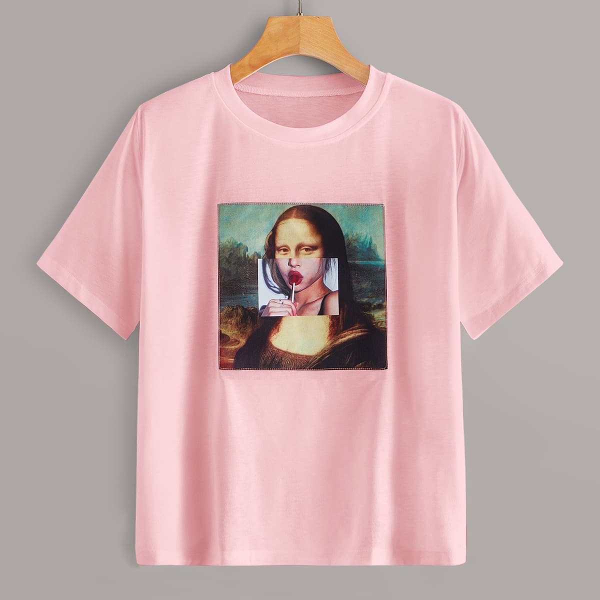 

Figure Graphic Short Sleeve Tee, Pink