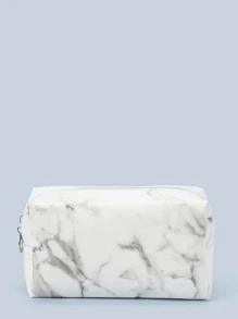 1 pieza Bolso jaspeado de gran capacidad de viaje con lavado Bolso de maquillaje para mujeres Chicas - Multicolor - Ver 1