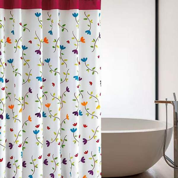 

Floral Print Shower Curtain, Multicolor