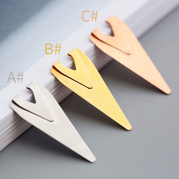

3pcs Metallic Arrow Bookmark
