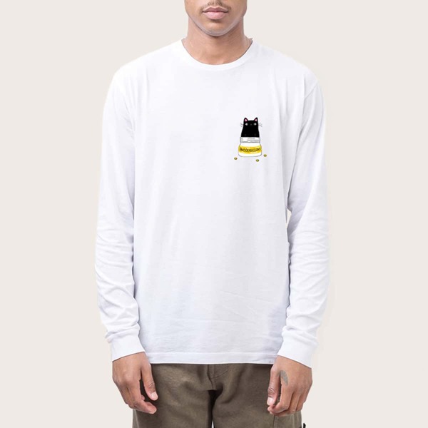 

Men Cartoon Graphic Tee, White