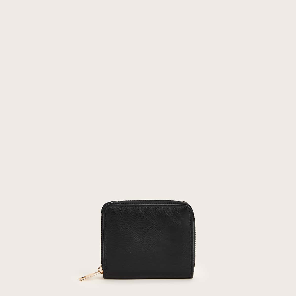 

Zipper Around Purse, Black