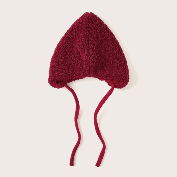 

Toddler Kids Christmas Solid Beanie, Red