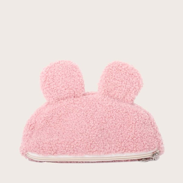 

Girls Rabbit Ears Fuzzy Fanny Pack, Pink