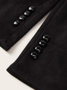 1pair Bead Decor Gloves - Black - View 2