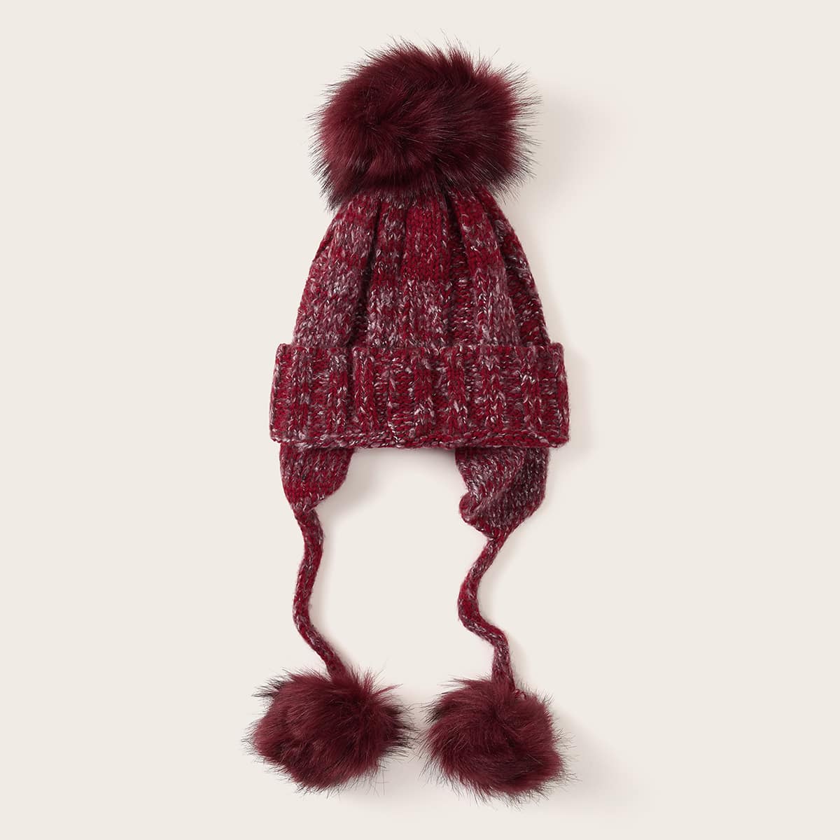 

Christmas Pom Pom Decor Beanie