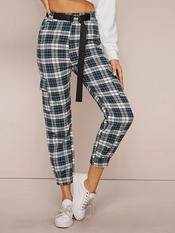 tartan cargo pants