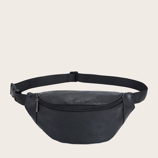 

Men Zip Front Fanny Pack, Navy