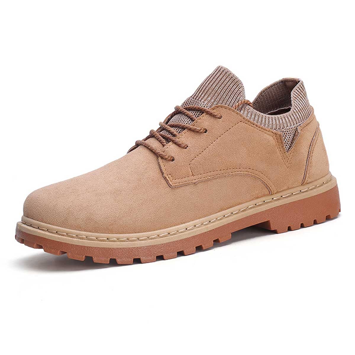 

Guys Side Cut Detail Lace-up Boots, Brown