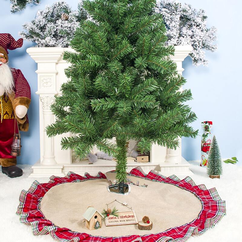 

1pc Christmas Tree Skirt, Multicolor
