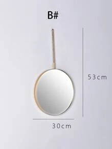 Espeja con diseño mural en forma redonda 1 pieza - Multicolor - Ver 7