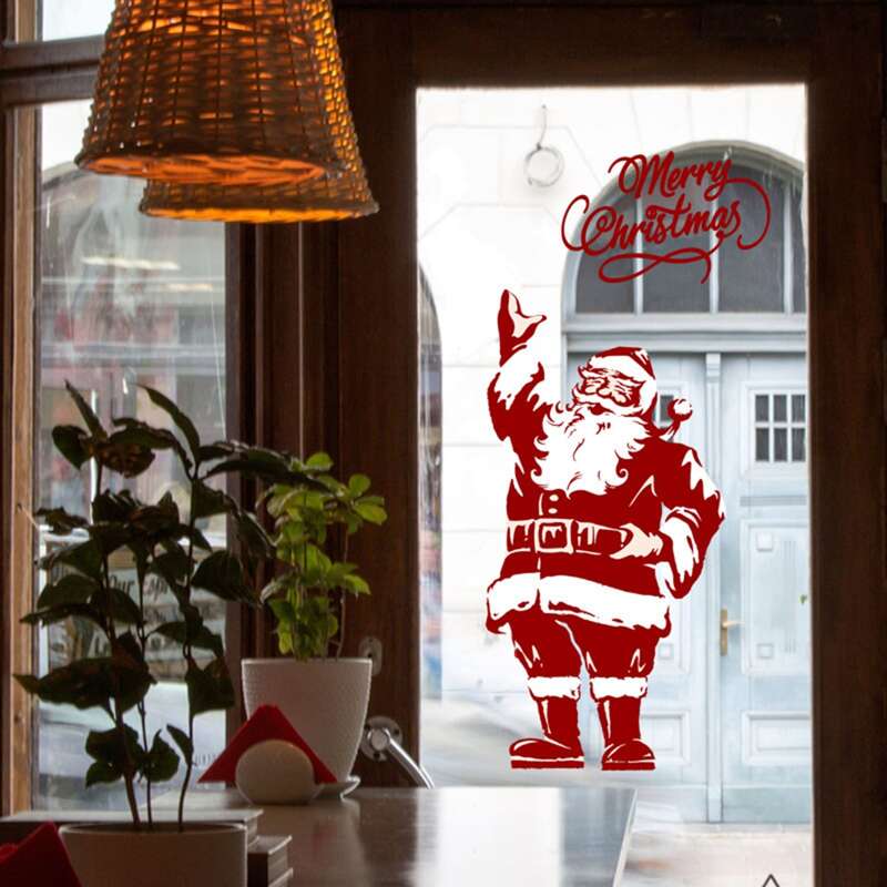 

Santa Claus Print Wall Sticker