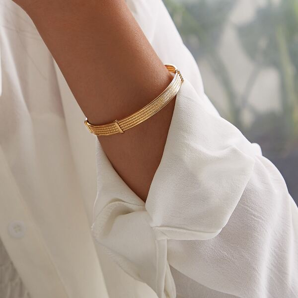 

Simple Cuff Bracelet 1pc, Gold