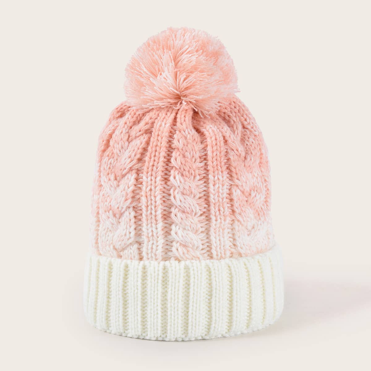 

Ombre Knit Cuffed Beanie, Multicolor