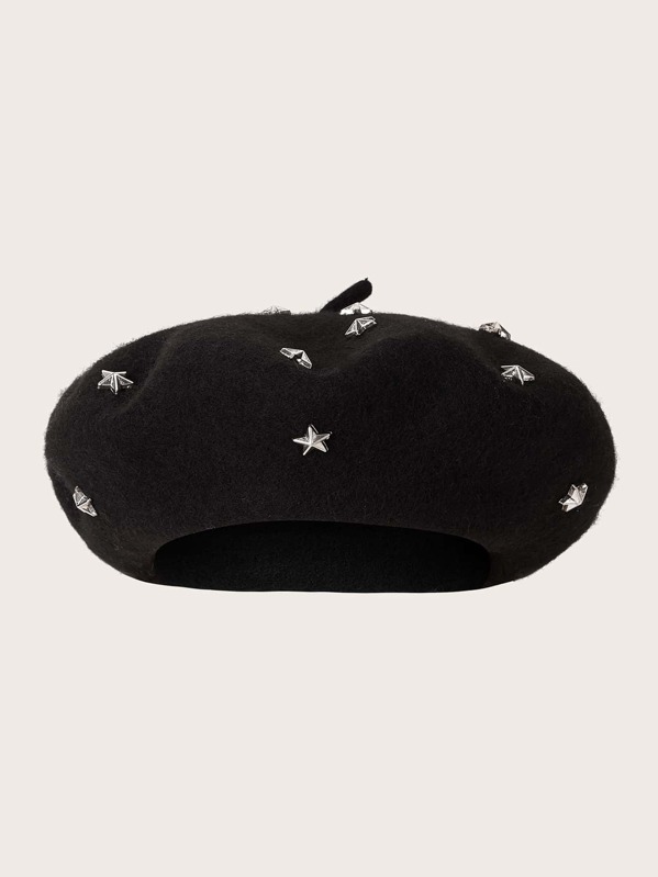 

Star Decor Berets, Black