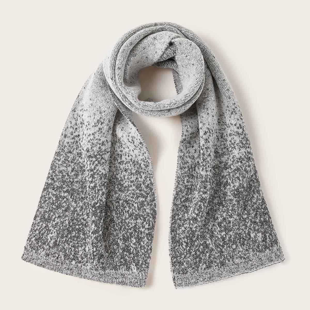 

Black Silk Scarf, Multicolor