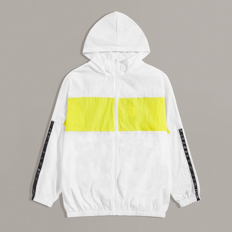 

Guys Side Stripe Hooded Jacket, Multicolor