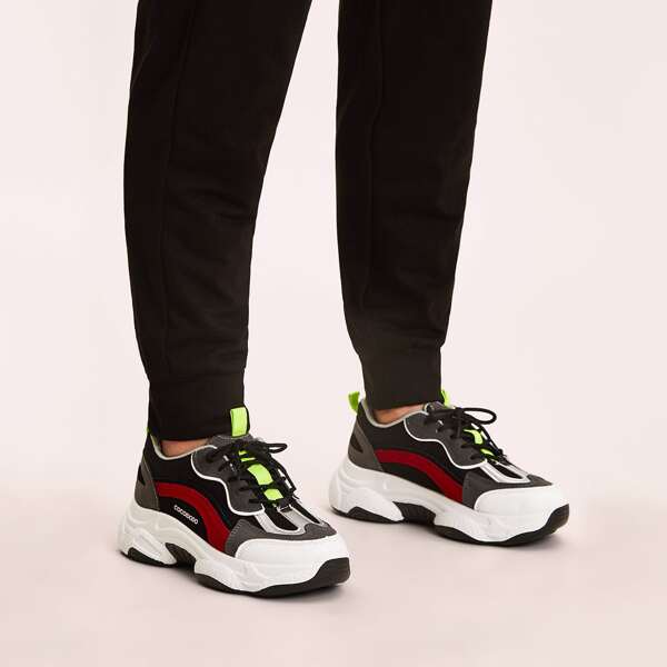 

Lace-up Front Chunky Sneakers