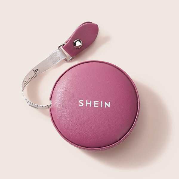 

Кожаная рулетка с принтом "SHEIN" 1 шт, Ярко-розовый